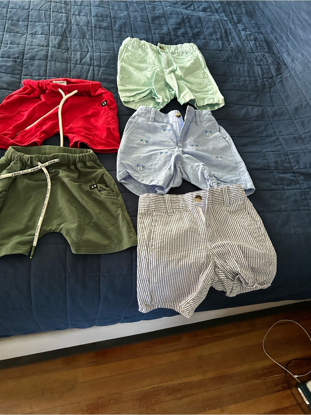 Size 4t /4-5t shorts bundle Janie and Jack, Little Bipsy, Little Trouble, Jcrew